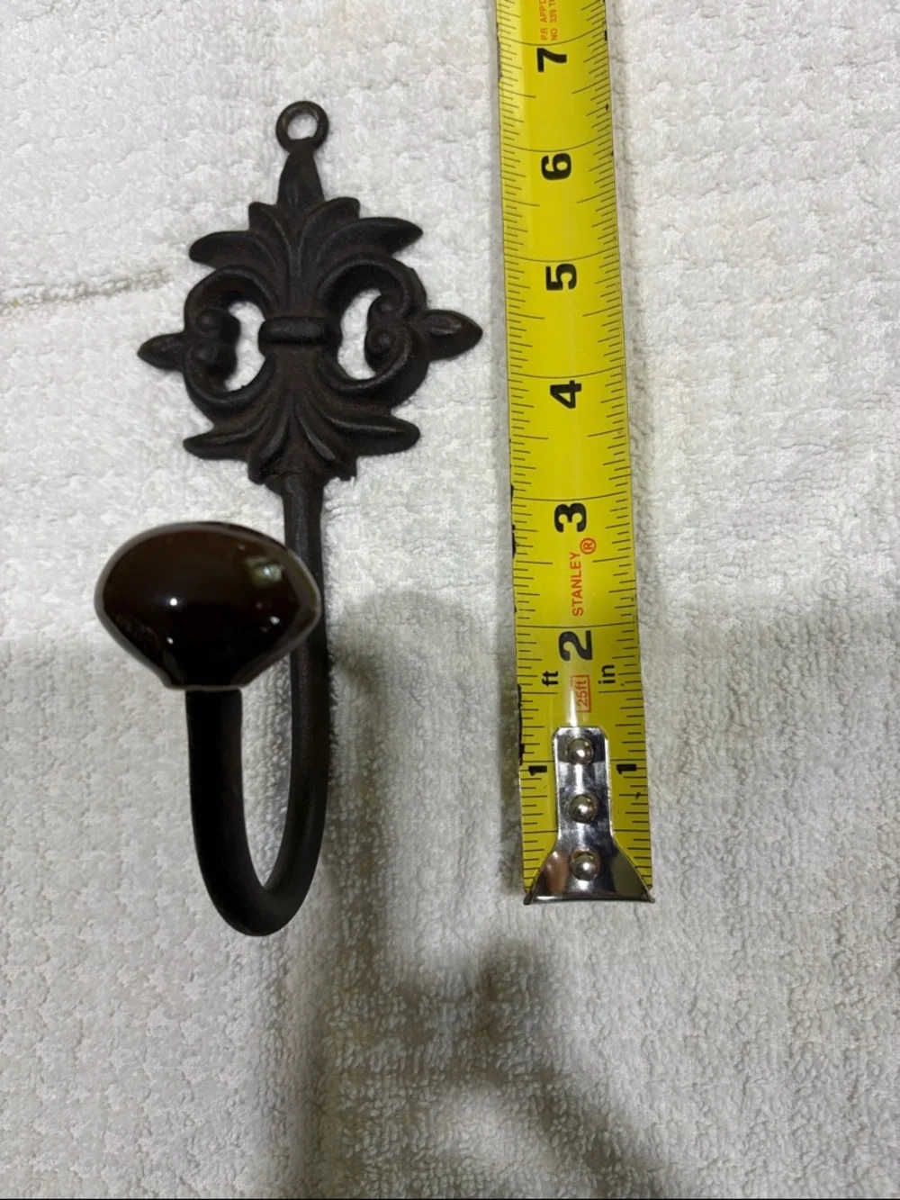 Decorative Brown Metal Wall Hook for Home Wall Decor